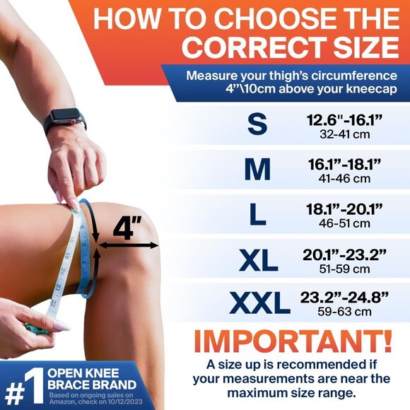 DR. BRACE ELITE Knee Brace with Size Stabilizer (2 Pack) (Orion, Small) - Picture 6 of 6